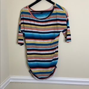 Love culture striped top